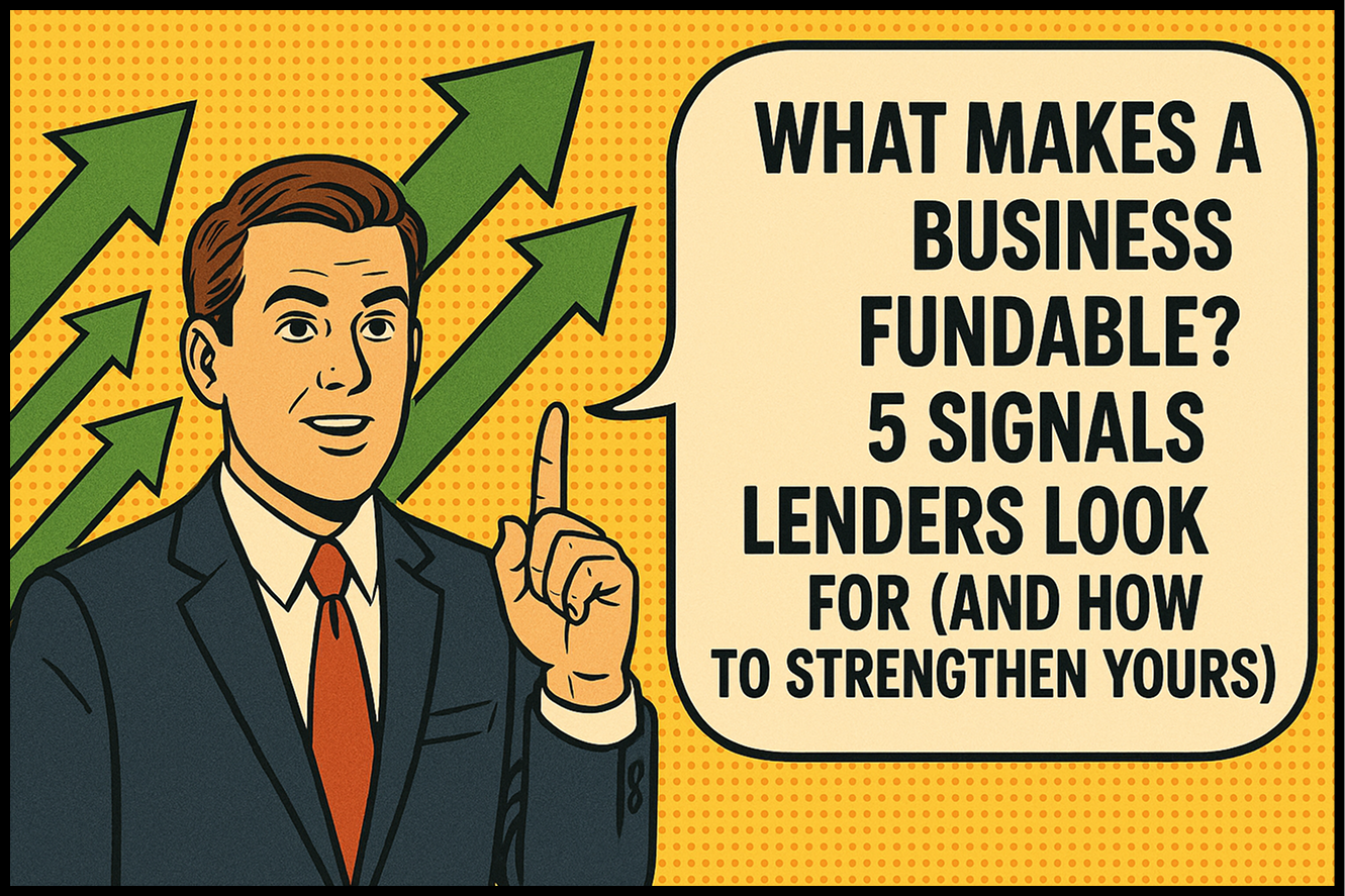 What Makes a Business Fundable? 5 Signals Lenders Look For (and How to Strengthen Yours)